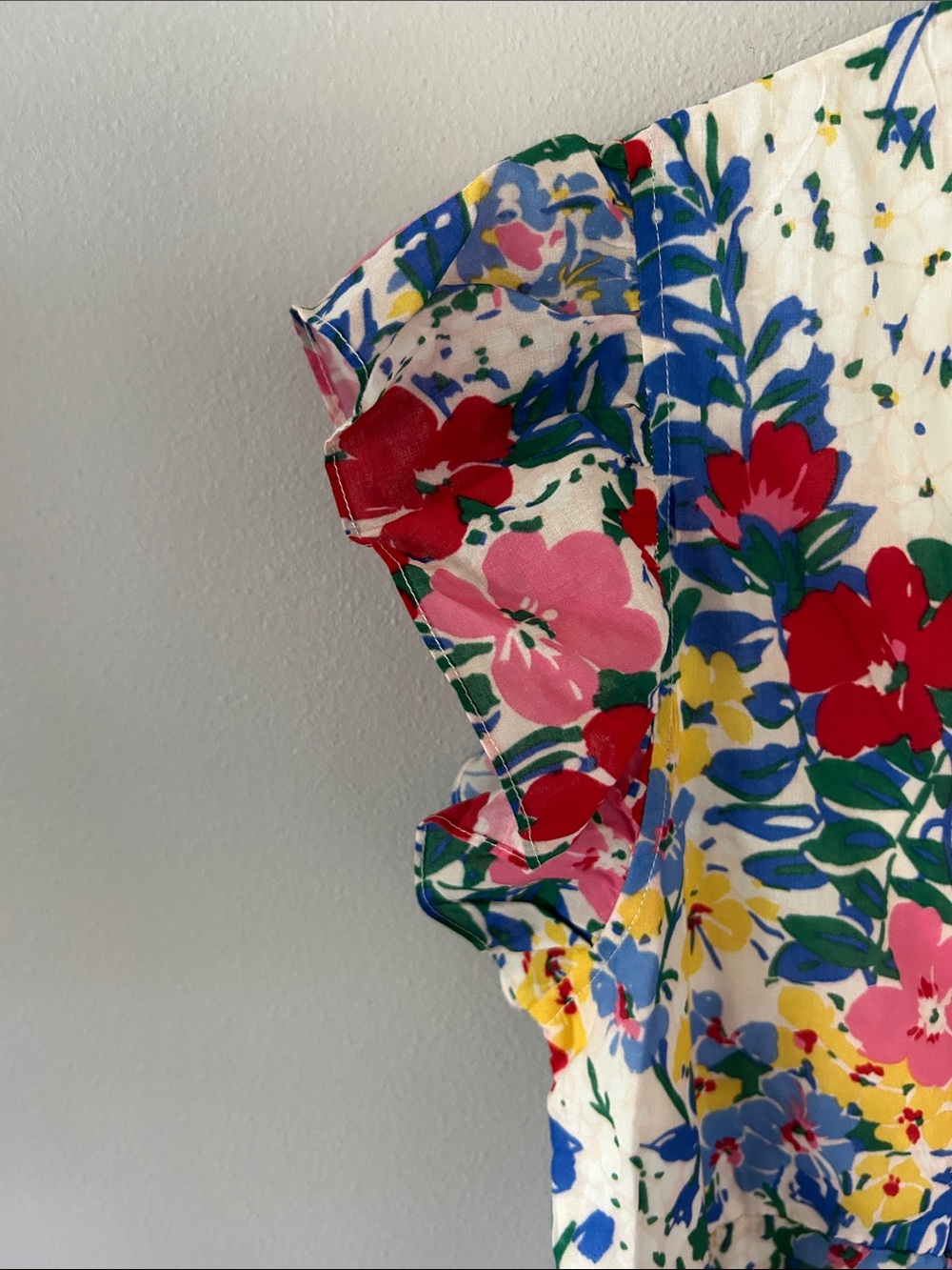 Shop the Mint multicolor Floral V-Neck Tiered Summer Dress NWOT Size XL - Picture 5 of 10